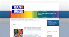 Desktop Screenshot of equality-springfield.org
