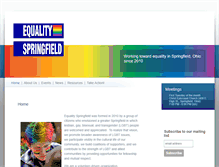 Tablet Screenshot of equality-springfield.org